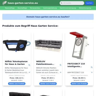 Screenshot haus-garten-service.eu