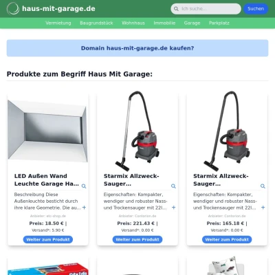 Screenshot haus-mit-garage.de