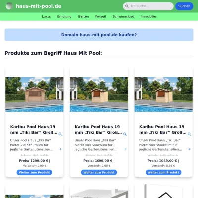 Screenshot haus-mit-pool.de
