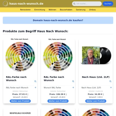 Screenshot haus-nach-wunsch.de