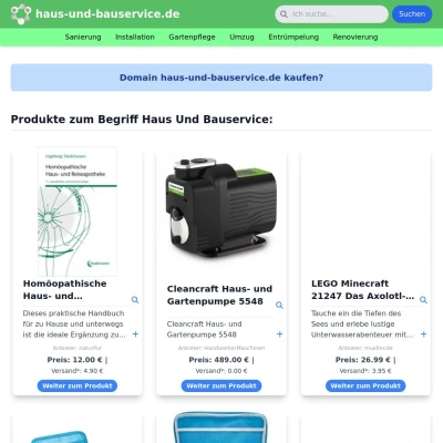 Screenshot haus-und-bauservice.de