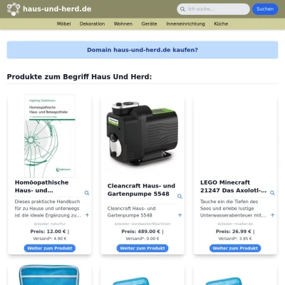 Screenshot haus-und-herd.de