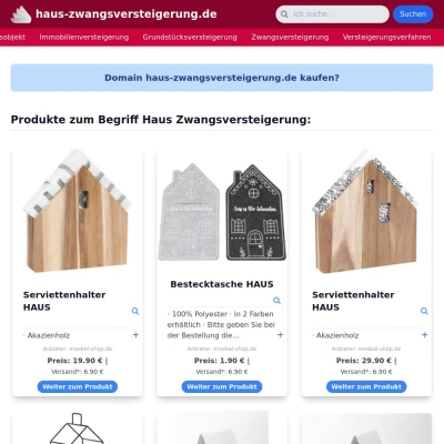 Screenshot haus-zwangsversteigerung.de