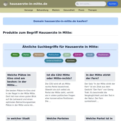 Screenshot hausaerzte-in-mitte.de