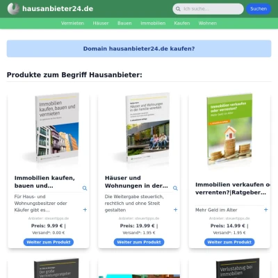 Screenshot hausanbieter24.de