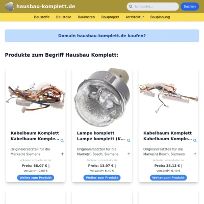 Screenshot hausbau-komplett.de