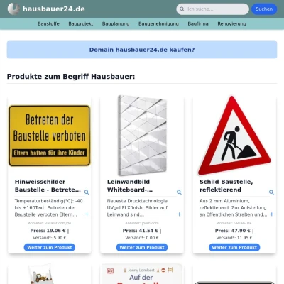 Screenshot hausbauer24.de