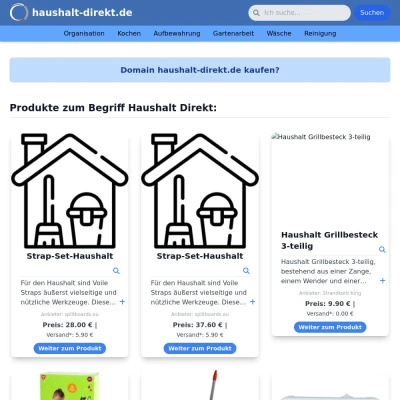 Screenshot haushalt-direkt.de