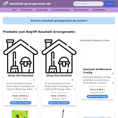 Screenshot haushalt-grossgeraete.de