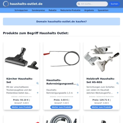 Screenshot haushalts-outlet.de