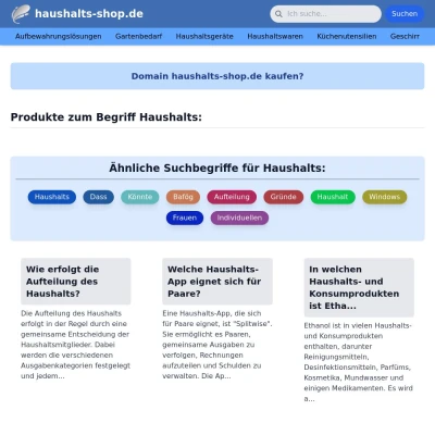 Screenshot haushalts-shop.de