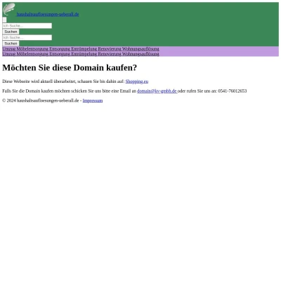 Screenshot haushaltsaufloesungen-ueberall.de