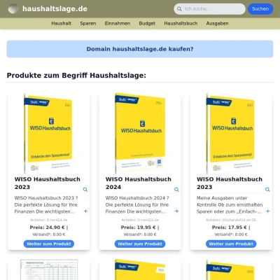 Screenshot haushaltslage.de