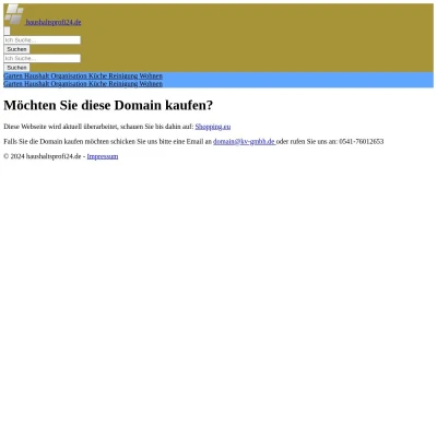 Screenshot haushaltsprofi24.de