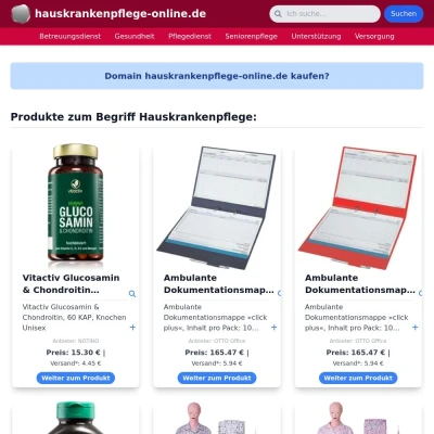 Screenshot hauskrankenpflege-online.de