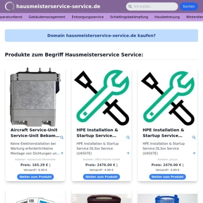 Screenshot hausmeisterservice-service.de