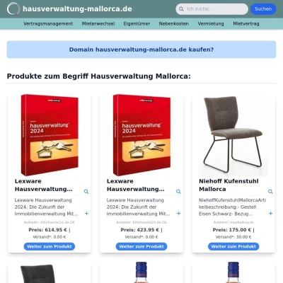 Screenshot hausverwaltung-mallorca.de