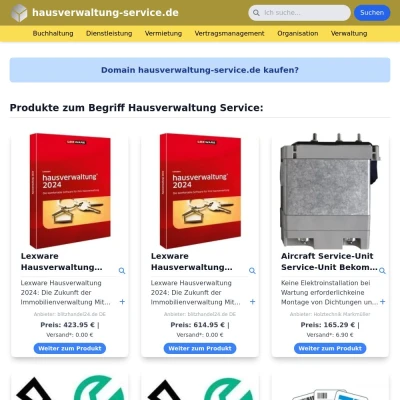 Screenshot hausverwaltung-service.de