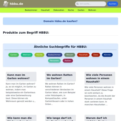 Screenshot hbbu.de