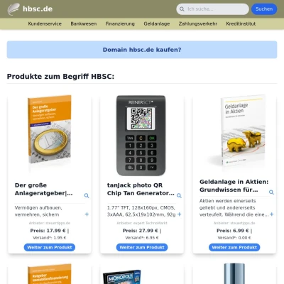 Screenshot hbsc.de