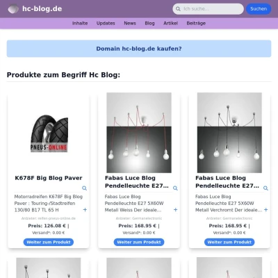 Screenshot hc-blog.de