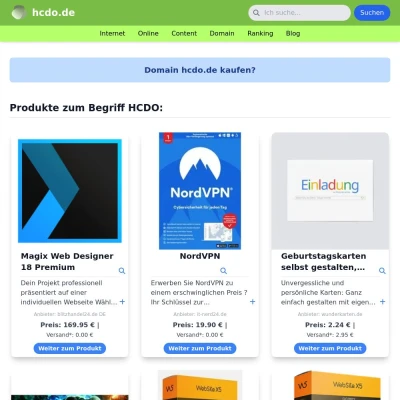 Screenshot hcdo.de