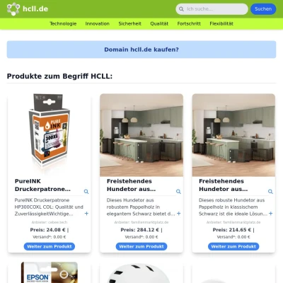 Screenshot hcll.de