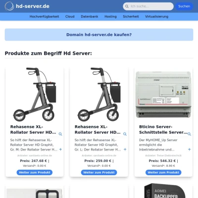 Screenshot hd-server.de