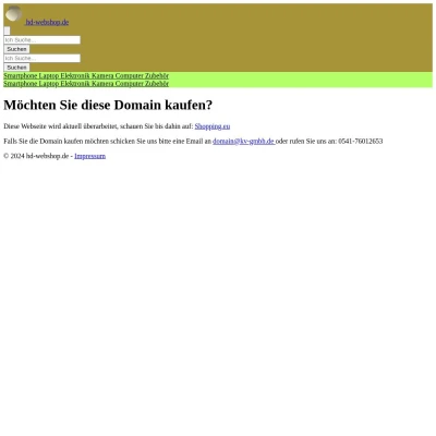 Screenshot hd-webshop.de