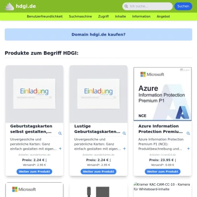 Screenshot hdgi.de