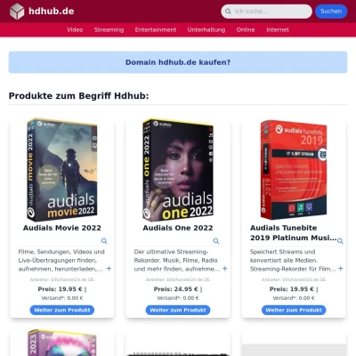 Screenshot hdhub.de