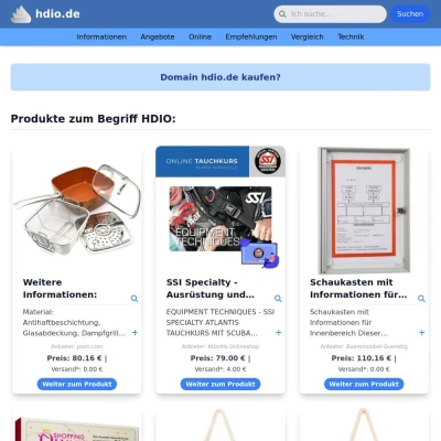 Screenshot hdio.de