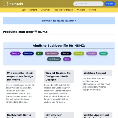 Screenshot hdmz.de