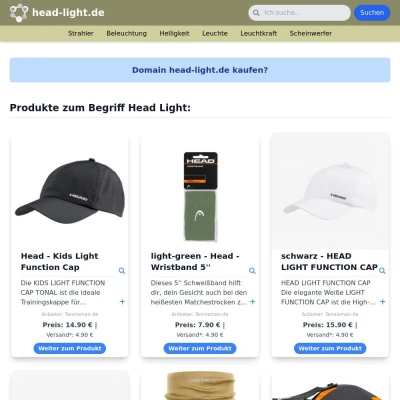 Screenshot head-light.de
