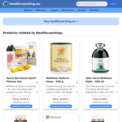 Screenshot healthcoaching.eu