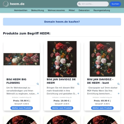 Screenshot heem.de