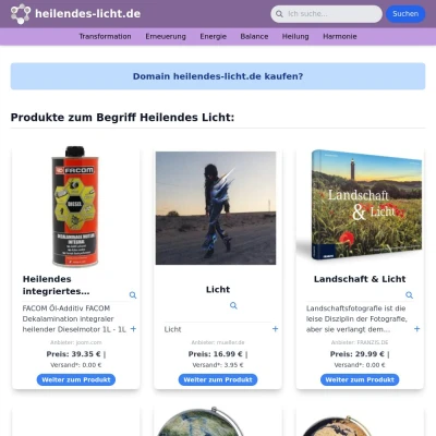 Screenshot heilendes-licht.de