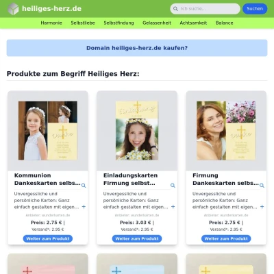 Screenshot heiliges-herz.de