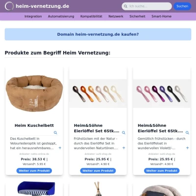 Screenshot heim-vernetzung.de