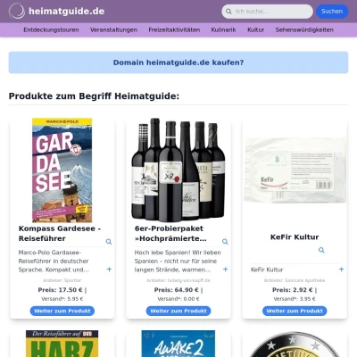 Screenshot heimatguide.de