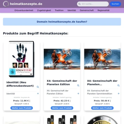 Screenshot heimatkonzepte.de