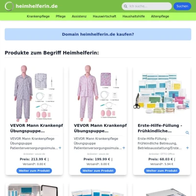 Screenshot heimhelferin.de