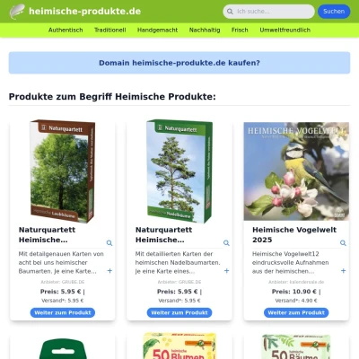 Screenshot heimische-produkte.de