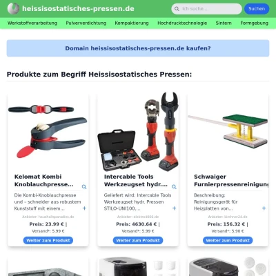 Screenshot heissisostatisches-pressen.de