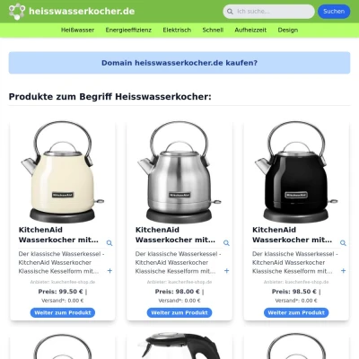Screenshot heisswasserkocher.de