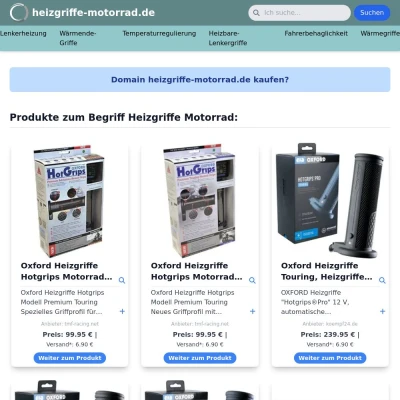 Screenshot heizgriffe-motorrad.de
