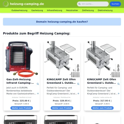 Screenshot heizung-camping.de