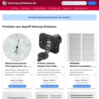 Screenshot heizung-einbauen.de