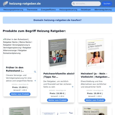 Screenshot heizung-ratgeber.de