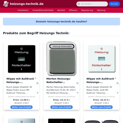 Screenshot heizungs-technik.de